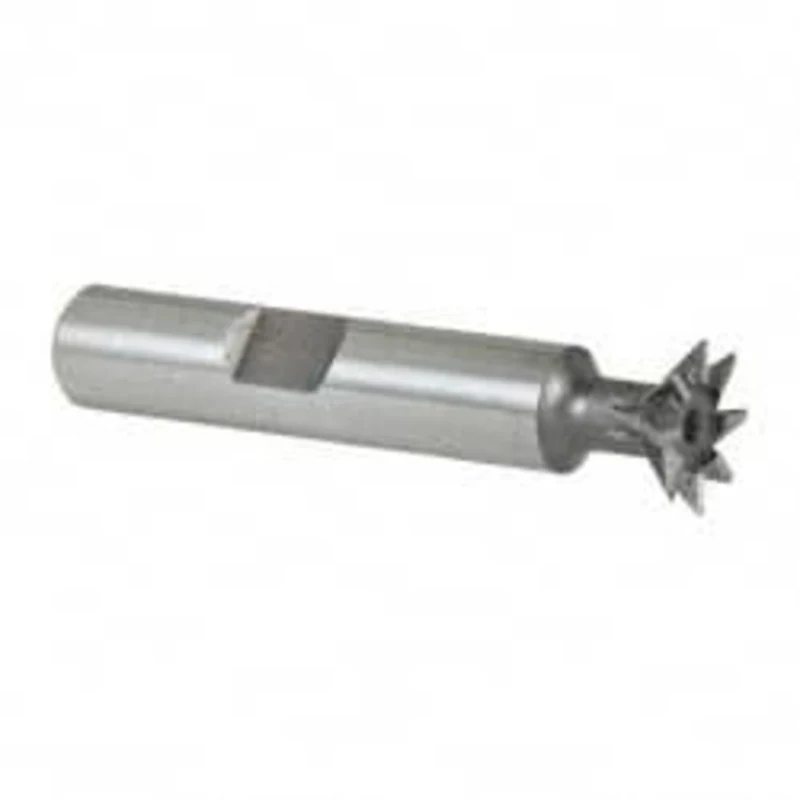 KEO 45 1/2 Cut Diam, 1/8 Cut Width, High Speed Steel Dovetail Cutter Uncoated, 3/8 Shank Diam, 1-11/16 Shank Length, ...